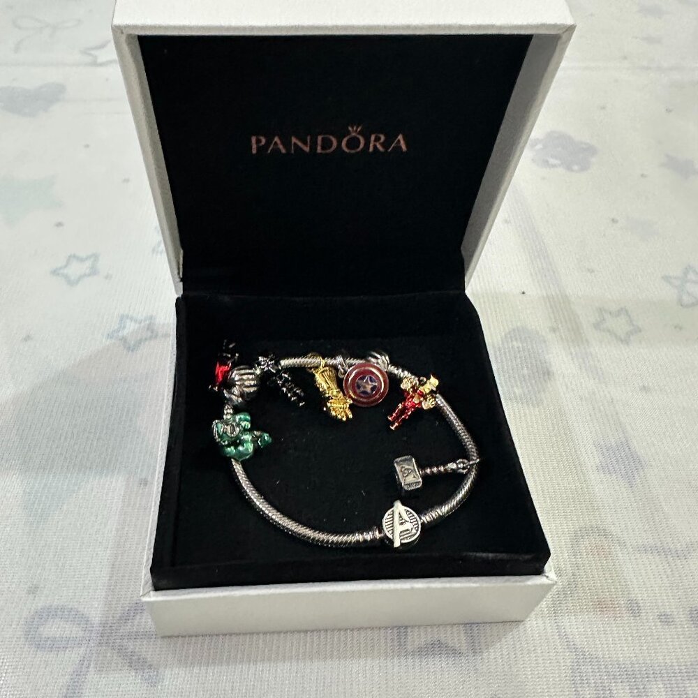 Pandora Marvel Avengers Themed Charm Bracelet